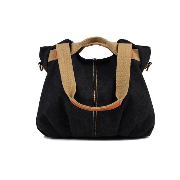 ® Bags Casual Vintage Hobo Canvas Mulit-Pocket Daily Purse Top Handle :'D - Picture 1 of 7